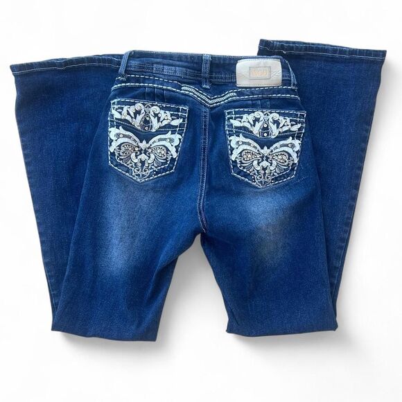 Vintage Y2K women’s Angel jeans, boot cut size 1 - Picture 1 of 8